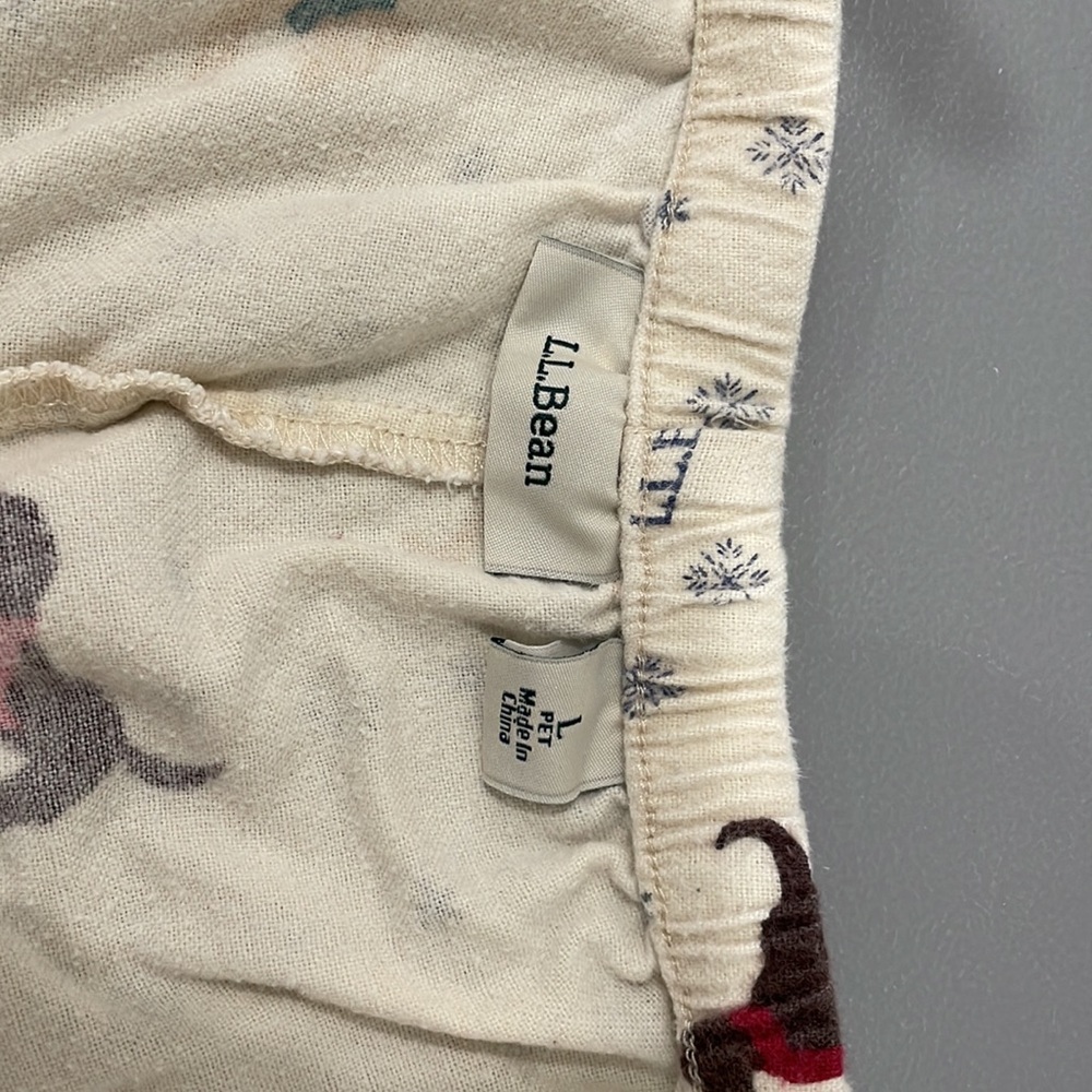 LL Bean Petite Large Cotton Pajamas (2 piece) - Picture 3 of 3